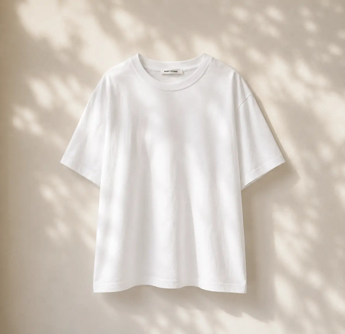 T-shirt Blanc Coeur En Dentelle Avant -  MA Company