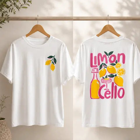T-shirt Citron Oversize Coton- MA Company