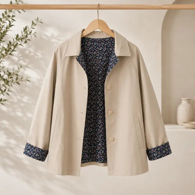 Trench Beige Doublée 100% Coton Principal- MA Company