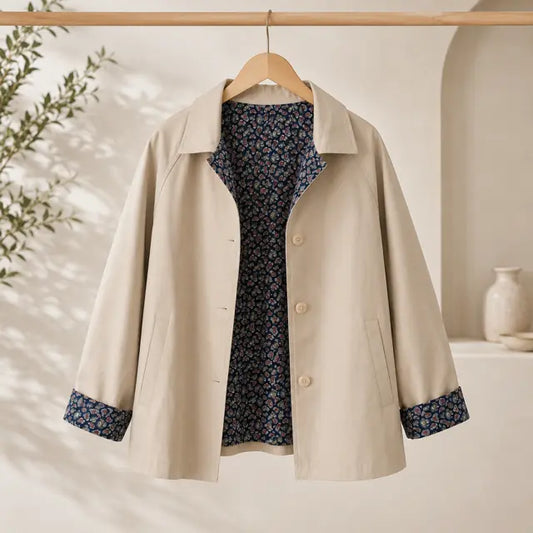 Trench Beige Doublée 100% Coton Principal- MA Company